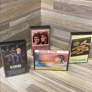 Vintage country Music Cassette Collection Willie Nelson The Judds Alabama